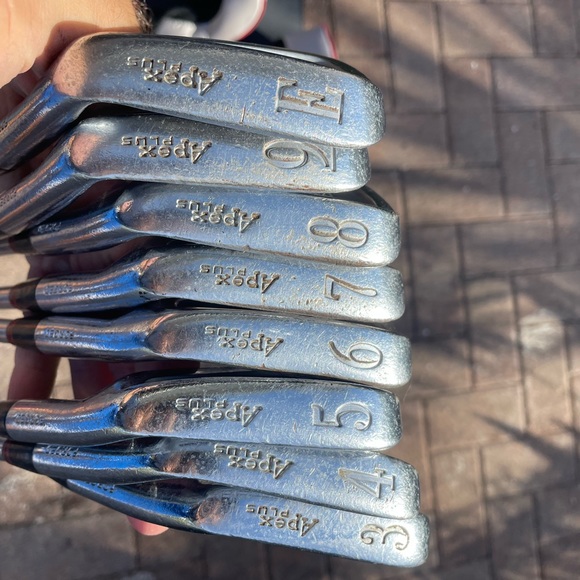 Ben Hogan Apex Plus Iron Set 8 Pc Forged
Steel shafts stiff flex - Picture 11 of 15